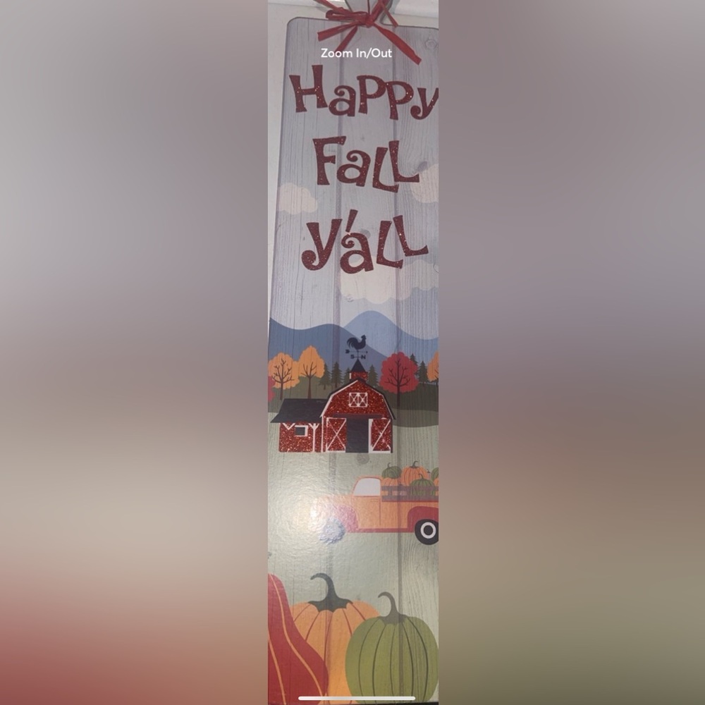 Happy Fall Y'all Decorative Sign